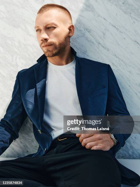 Actor Alexander Kuznetsov poses for a portrait on July 8, 2021 in Cannes, France.