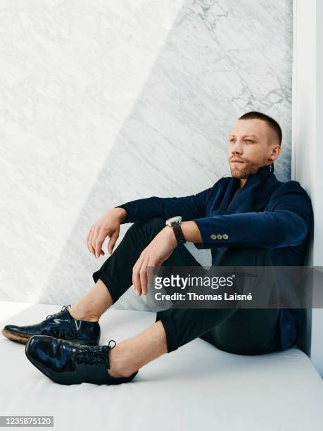 Actor Alexander Kuznetsov poses for a portrait on July 8, 2021 in Cannes, France.