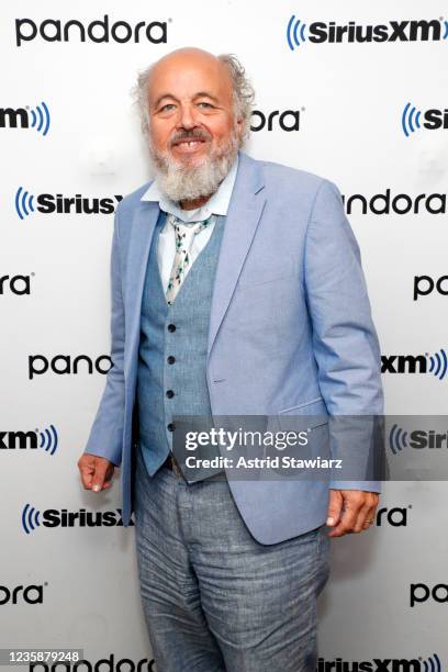 Clint Howard visits SiriusXM's New York headquarters for a special "Unmasked" with SiriusXM host Ron Bennington on October 11, 2021 in New York City.