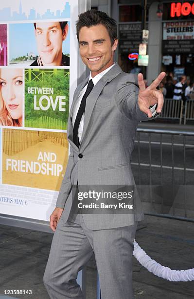 Actor Colin Egglesfield arrives at the Los Angeles Premiere "Something Borrowed" at Grauman's Chinese Theatre on May 3, 2011 in Hollywood, California.