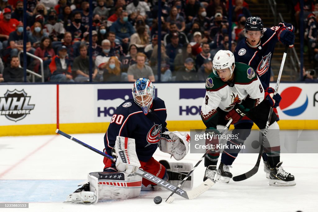 Arizona Coyotes v Columbus Blue Jackets