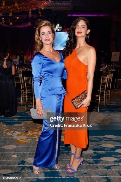 Bettina Cramer, Shermine Shahrivar during Tribute To Bambi at Titanic Hotel on October 14, 2021 in Berlin, Germany.