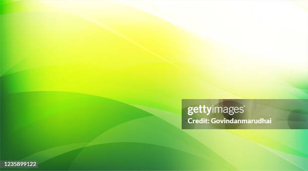 wave abstract sunny smooth green background - ipad white background stock illustrations