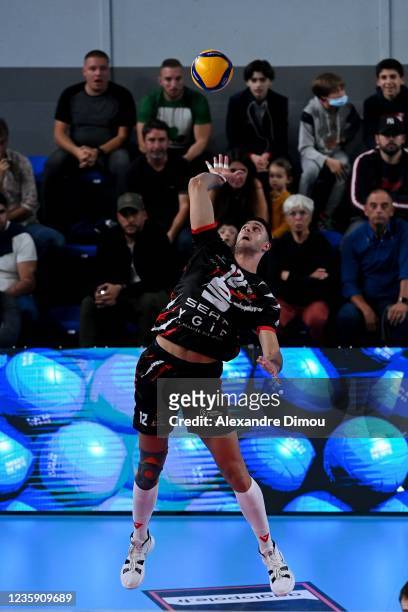 Krasimir GEORGIEV of Cannes during the Ligue A match between Sete and Cannes on October 15, 2021 in Montpellier, France.