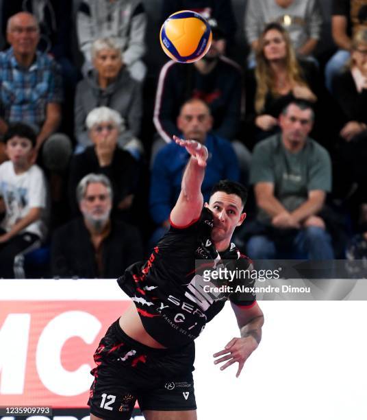Krasimir GEORGIEV of Cannes during the Ligue A match between Sete and Cannes on October 15, 2021 in Montpellier, France.