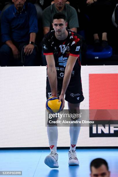 Krasimir GEORGIEV of Cannes during the Ligue A match between Sete and Cannes on October 15, 2021 in Montpellier, France.