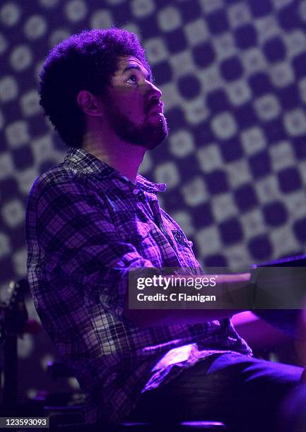 Danger Mouse of Broken Bells performs at The Fox Theatre on October 5, 2010 in Oakland, California.