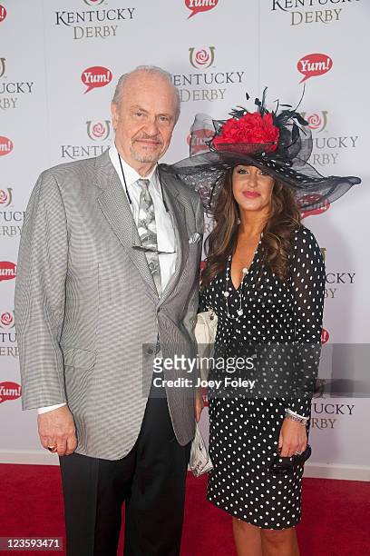 Actor Fred Thompson and his wife Jeri Kehn attend the 137th Kentucky Derby at Churchill Downs on May 7, 2011 in Louisville, Kentucky.