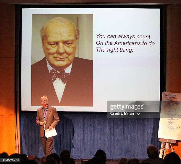 Charles M. Vest attends Science & Entertainment Exchange Summit at The Paley Center for Media on February 4, 2011 in Beverly Hills, California.