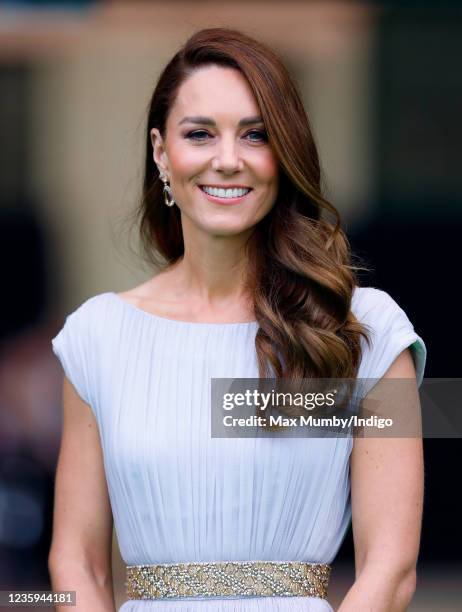 Catherine, Duchess of Cambridge attends the Earthshot Prize 2021 at Alexandra Palace on October 17, 2021 in London, England. The Earthshot Prize,...