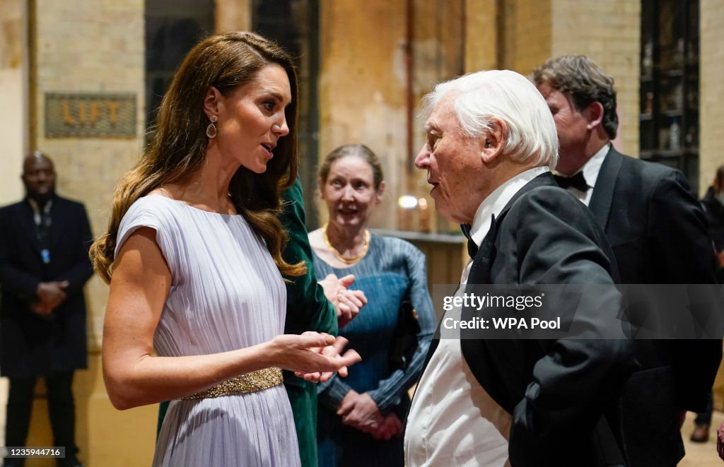The Duke And Duchess Of Cambridge Attend The London 2021 Earthshot Prize Awards Ceremony