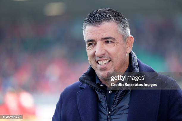 Roy Makaay during the Dutch Eredivisie match between NEC Nijmegen v Vitesse at the Goffert Stadium on October 17, 2021 in Nijmegen Netherlands