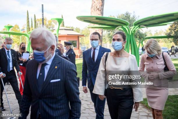 Princess Victoria Ingrid Alice Désirée, Duke Daniel Westling, Minister for Foreign Trade Anna Hallber, Anas president Claudio Andrea Gemme, Anas CEO...