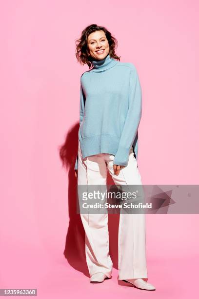 Journalist, newsreader and broadcaster Kate Silverton is photographed for You magazine on March 19, 2021 in London, England.