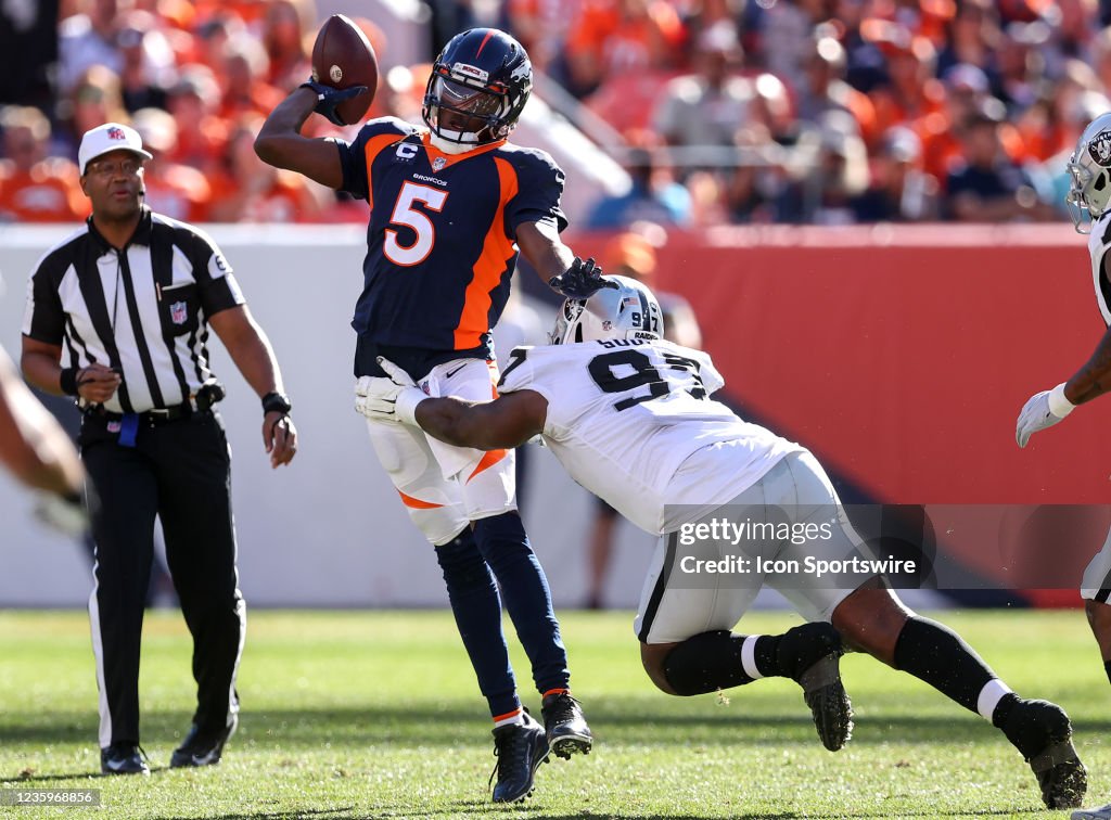 NFL: OCT 17 Raiders at Broncos