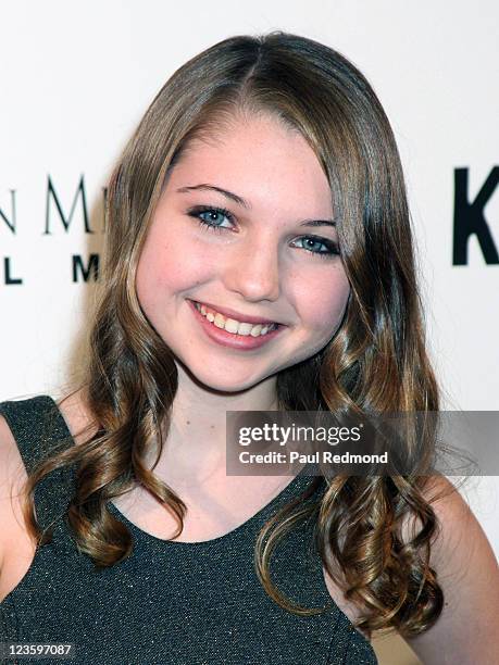 Actress Sammi Hanratty arrives at "Kalamity" Los Angeles Premiere at Laemmle Sunset 5 Theatre on October 22, 2010 in West Hollywood, California.