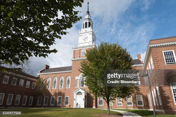 Baker-Berry Library on the campus of Dartmouth College in Hanover, New Hampshire, U.S., on Sunday, Oct. 17, 2021. Dartmouth Colleges endowment...