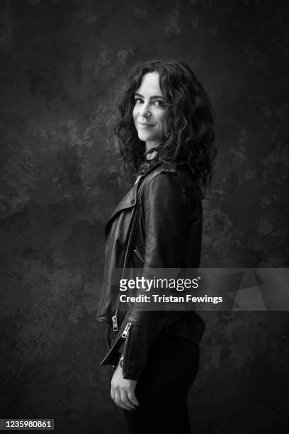 Actor Amy Manson is photographed at the 65th BFI London Film Festival on October 16, 2021 in London, England.