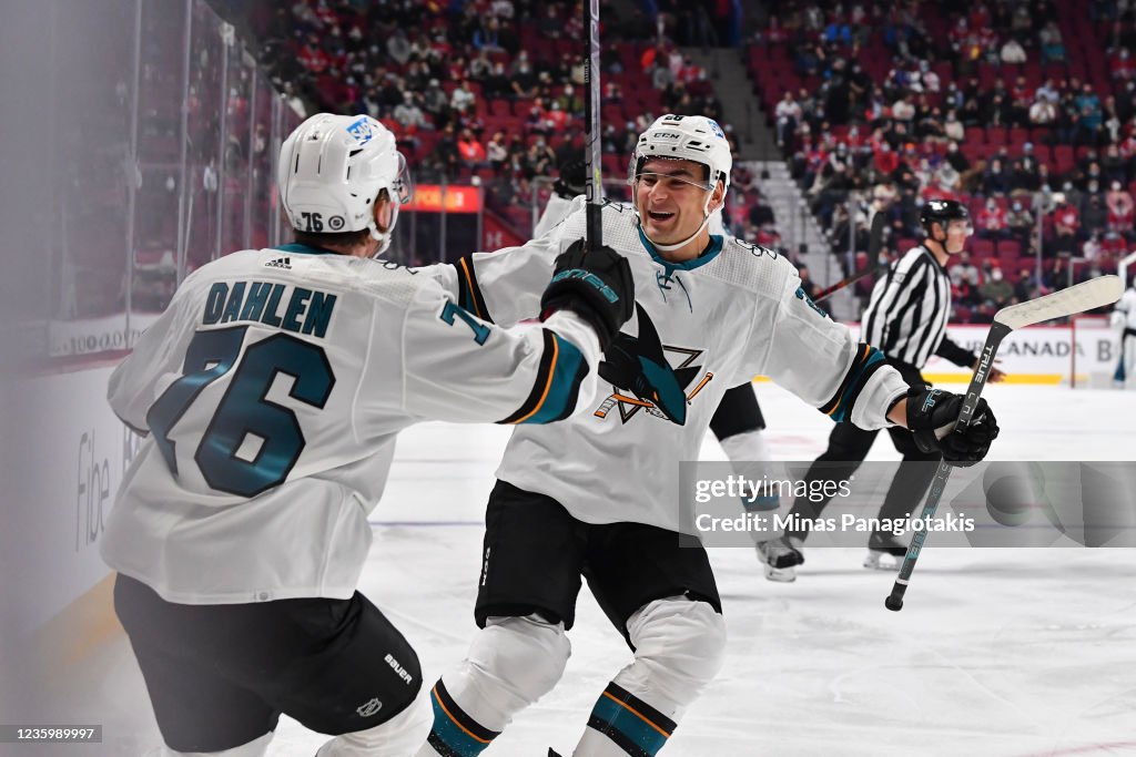 San Jose Sharks v Montreal Canadiens