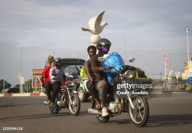 Togolese are seen in their daily lives in Lome, Togo on October 20, 2021. The Republic of Togo, located in West Africa, is one of the smallest...