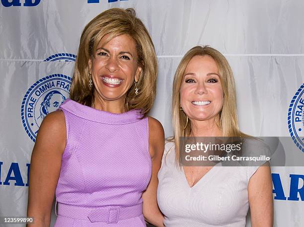 Hosts Hoda Kotb and Kathie Lee Gifford attend An Afternoon Of Wit, Wisdom & Wine at New York Friars Club on April 26, 2011 in New York City.