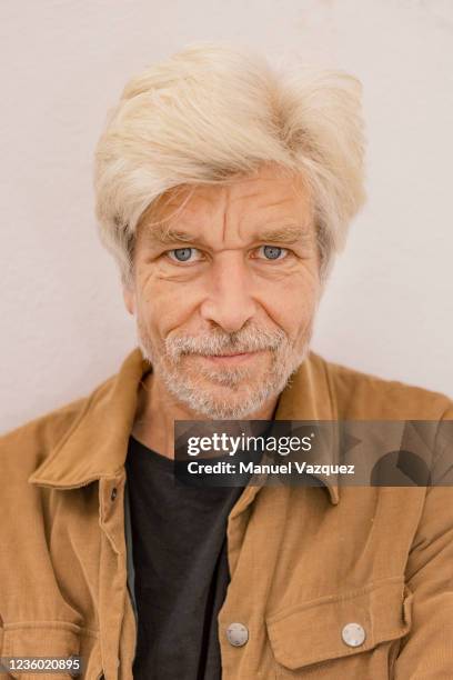 Writer Karl Ove Knausgard is photographed for NRC Handelsblad on February 19, 2021 in London, England.