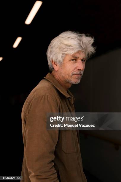 Writer Karl Ove Knausgard is photographed for NRC Handelsblad on February 19, 2021 in London, England.