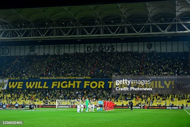 General stadium view pictured during the UEFA Europa League Group D - Group stage match between Fenerbahce SK and Antwerp FC at the Sukru Saracoglu...
