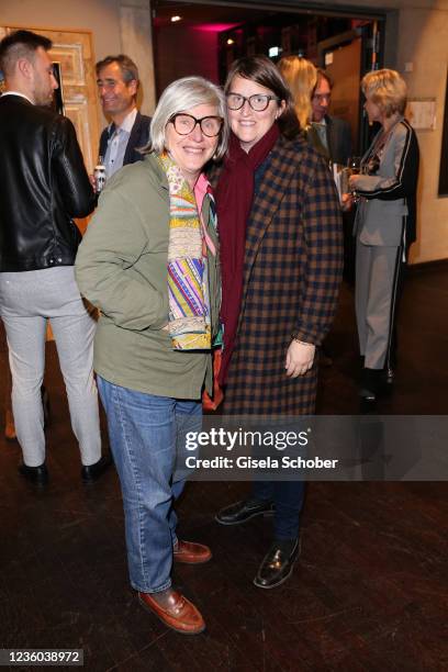 Stefanie Steffi Czerny and her daughter Anastasia Czerny during the presentation of the new, vegan cook book "Magic Food" by Franziska von...