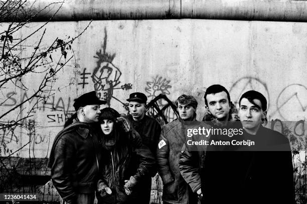 Psychic TV band is photographed in 1983 in Berlin, Germany.