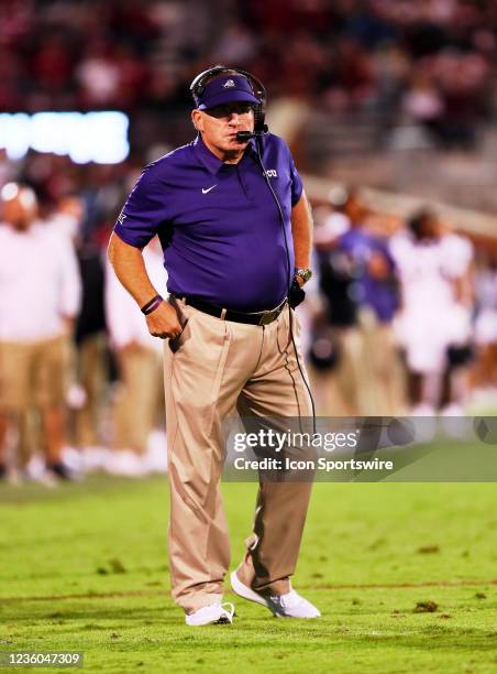 Texas Christian Head Coach Gary Patterson during a game between the Oklahoma Sooners and the Texas Christian Horned Frogs on October 16 at Gaylord...