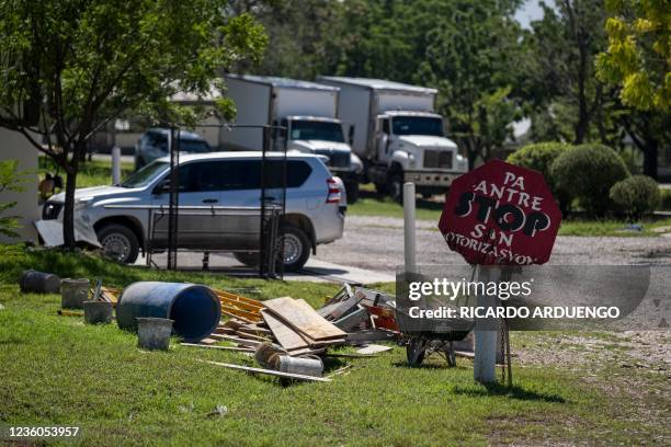 General view of the grounds of the Christian Aid Ministries in Titanyen, Haiti, on October 22, 2021. - The leader of a Haitian gang who kidnapped a...