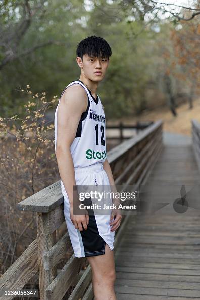 Fanbo Ignite Fanbo Zeng of G League Ignite poses for a portrait during G League ...