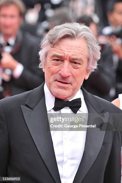 Jury president Robert de Niro attends the "Pirates of the Caribbean: On Stranger Tides" Premiere during the 64th Annual Cannes Film Festival at...
