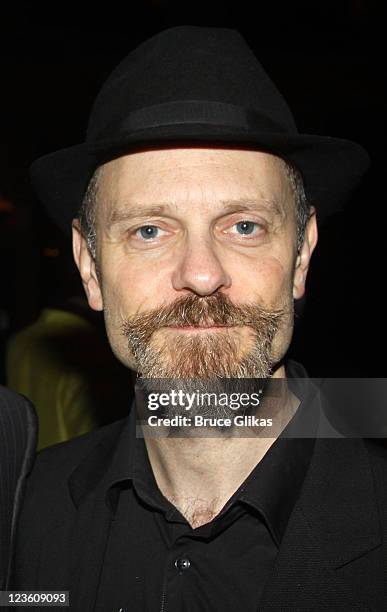 David Hyde Pierce poses at The Opening Night After Party for "La Bete" on Broadway at Gotham Hall on October 14, 2010 in New York City.