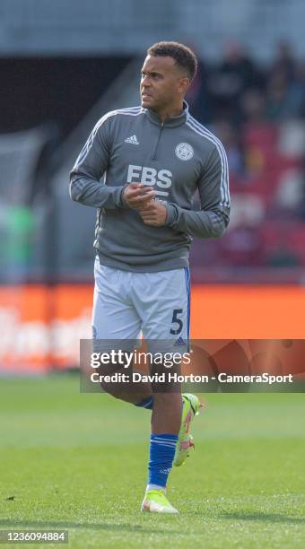 Leicester City's Ryan Bertrand during the Premier League match between Brentford and Leicester City at Brentford Community Stadium on October 24,...