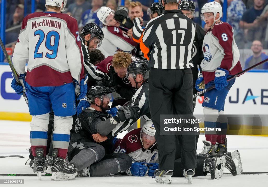 NHL: OCT 23 Avalanche at Lightning