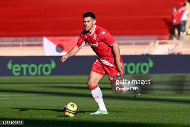 Kevin VOLLAND during the Ligue 1 Uber Eats match between Monaco and Montpellier at Stade Louis II on October 24, 2021 in Monaco, Monaco.