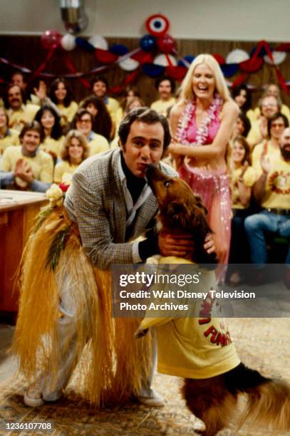 Andy Kaufman, Debra Jo Fondren appearing in the ABC tv special 'Buckshot'.