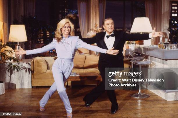 Los Angeles, CA Olivia Newton-John, Gene Kelly performing on the ABC tv special 'Olivia Newton-John: Hollywood Nights'.