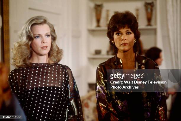 Los Angeles, CA Laraine Stephens, Jessica Walter appearing in the ABC tv movie pilot 'Scruples'.