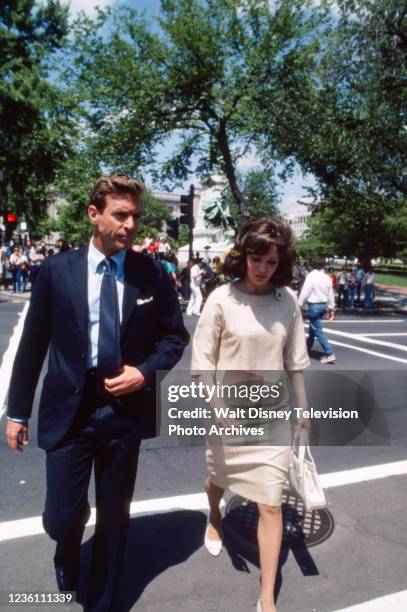 King County, WA James Franciscus as John F Kennedy, Jaclyn Smith as Jacqueline Kennedy Onassis appearing in the ABC tv movie 'Jacqueline Bouvier...