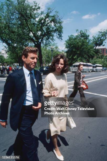 King County, WA James Franciscus as John F Kennedy, Jaclyn Smith as Jacqueline Kennedy Onassis appearing in the ABC tv movie 'Jacqueline Bouvier...