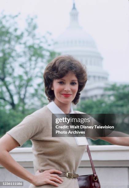 King County, WA Jaclyn Smith as Jacqueline Kennedy Onassis appearing in the ABC tv movie 'Jacqueline Bouvier Kennedy'.