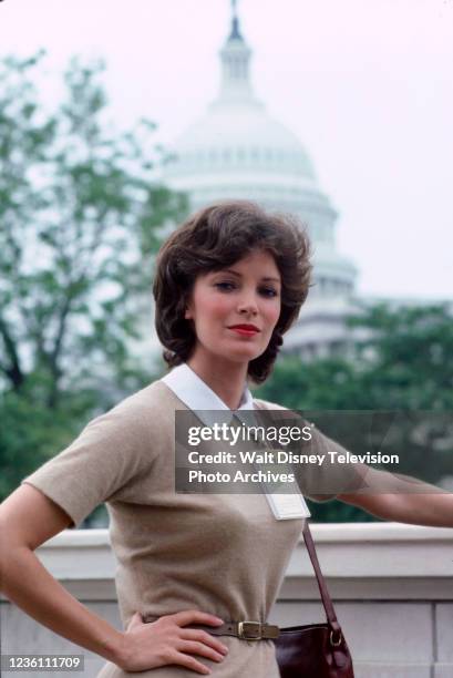 King County, WA Jaclyn Smith as Jacqueline Kennedy Onassis appearing in the ABC tv movie 'Jacqueline Bouvier Kennedy'.