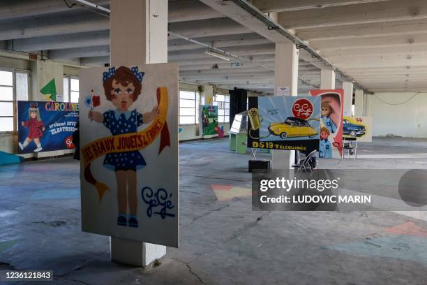 Picture shows a part of the "Gege" industrial wasteland, site of former French toy manufacturer "GeGe", in Montbrison, central-eastern France, on...