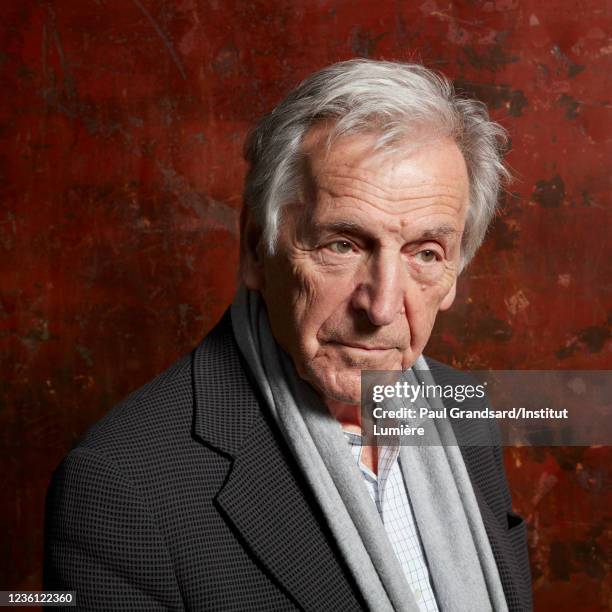 Filmmaker Costa-Gavras is photographed for Institut Lumiere on October 10, 2021 in Lyon, France.