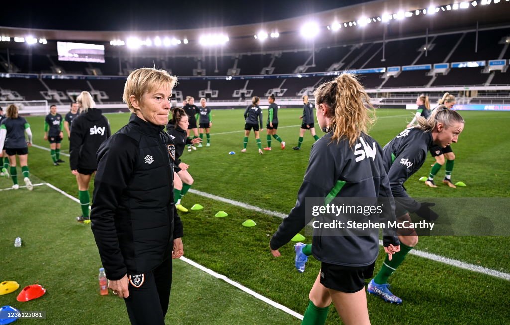 Republic of Ireland Women Press Conference & Training Session