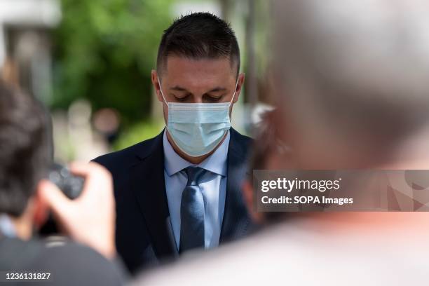 Matias Morla arrives at the Prosecutor's Office. Diego Maradona's last lawyer, Matias Morla, appeared before the Prosecutor's Office to testify about...