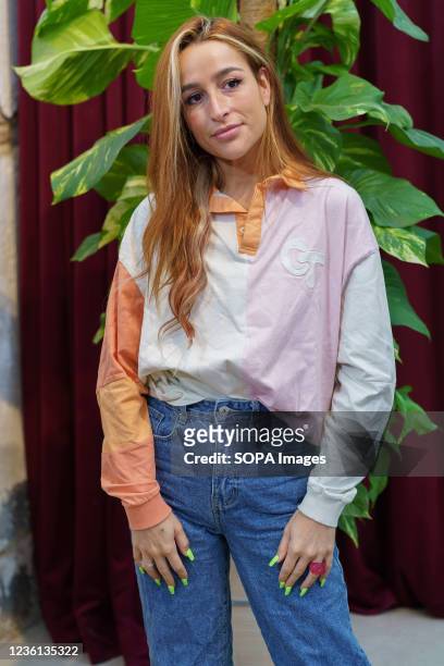 Singer Belen Aguilera attends the Spotify event 'women in the music industry' at Garaje Lola space in Madrid.